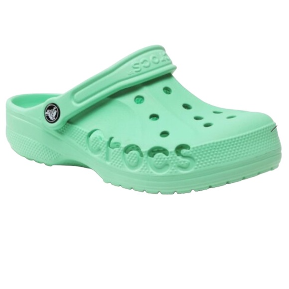 CROCS Shoes Crocs Slip On Comfort Sole Pistachio Green Croc Cut Out On Side Womens 7 Poshmark